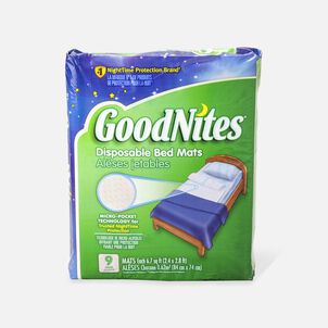 GoodNites Disposable Bed Pads for Nighttime Bedwetting NonSlip Waterproof Mattress Pad 30 x 36 9 Count