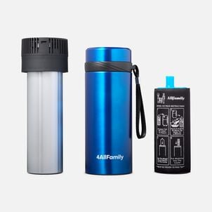 4AllFamily Voyager Large Insulin Travel Case Cooler, USB or Ice Pack Cooling, TSA-Compliant