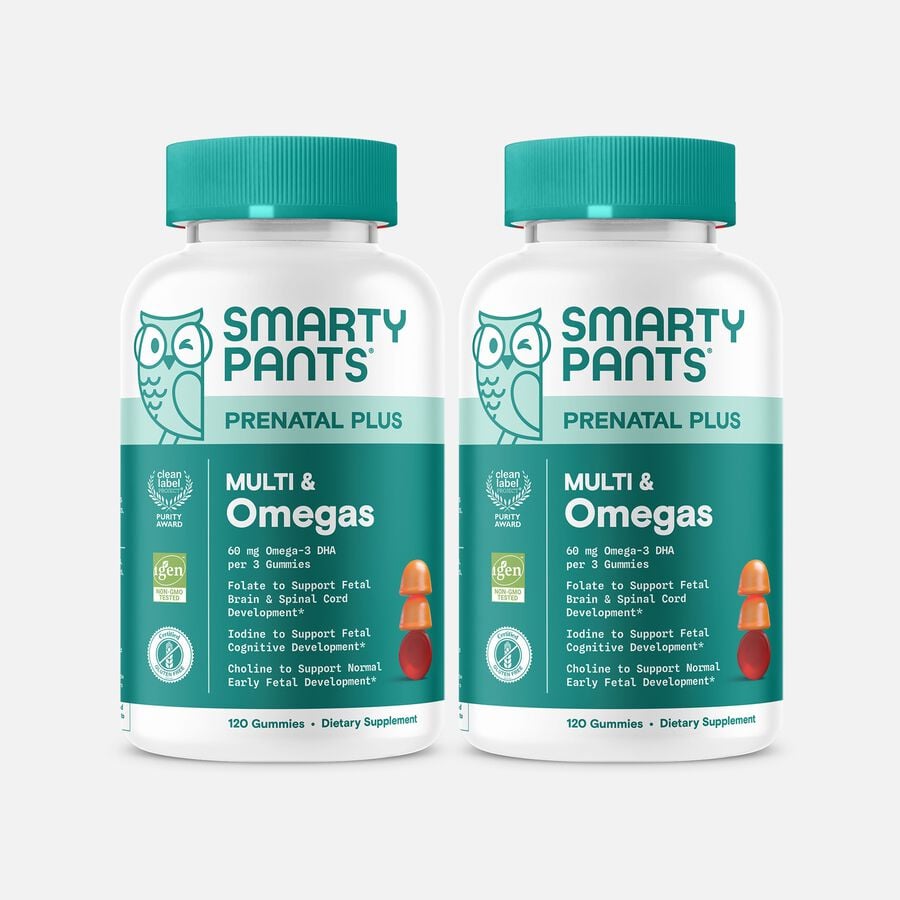 SmartyPants Organic Prenatal Complete Gummy Vitamins, 120 ct. (2-Pack), , large image number 0