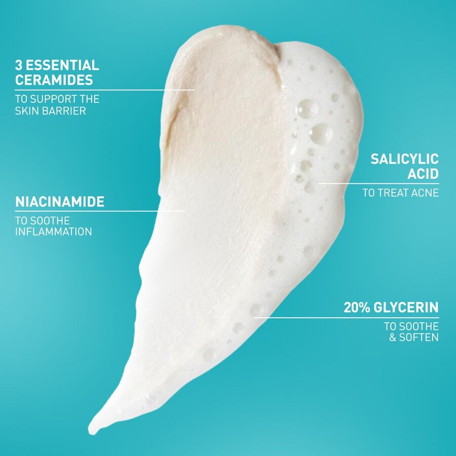 CeraVe&reg; Acne Clay to Foam Cleanser, , large image number 3