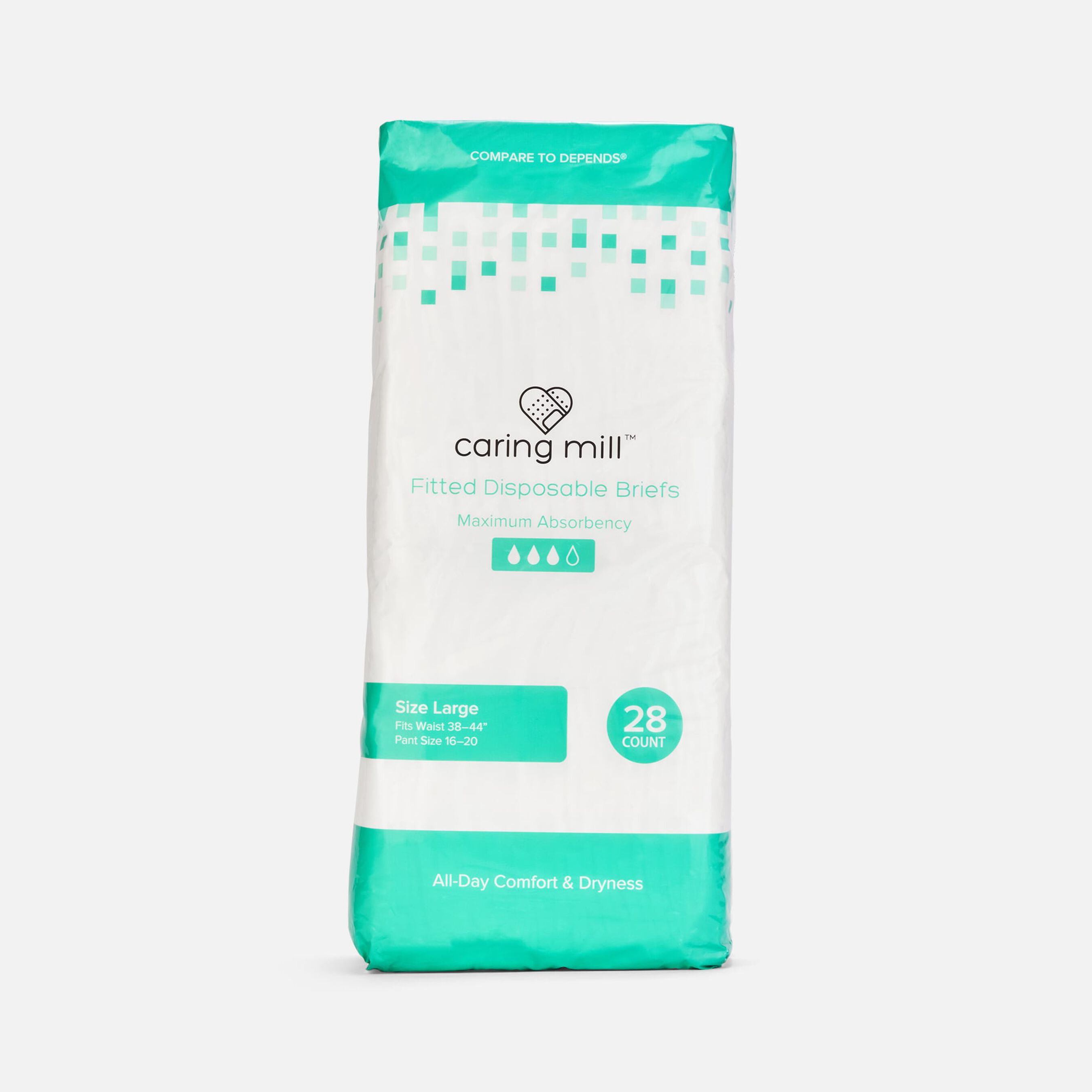 FSA Eligible Caring Mill™ Fitted Disposable Briefs FSA Store