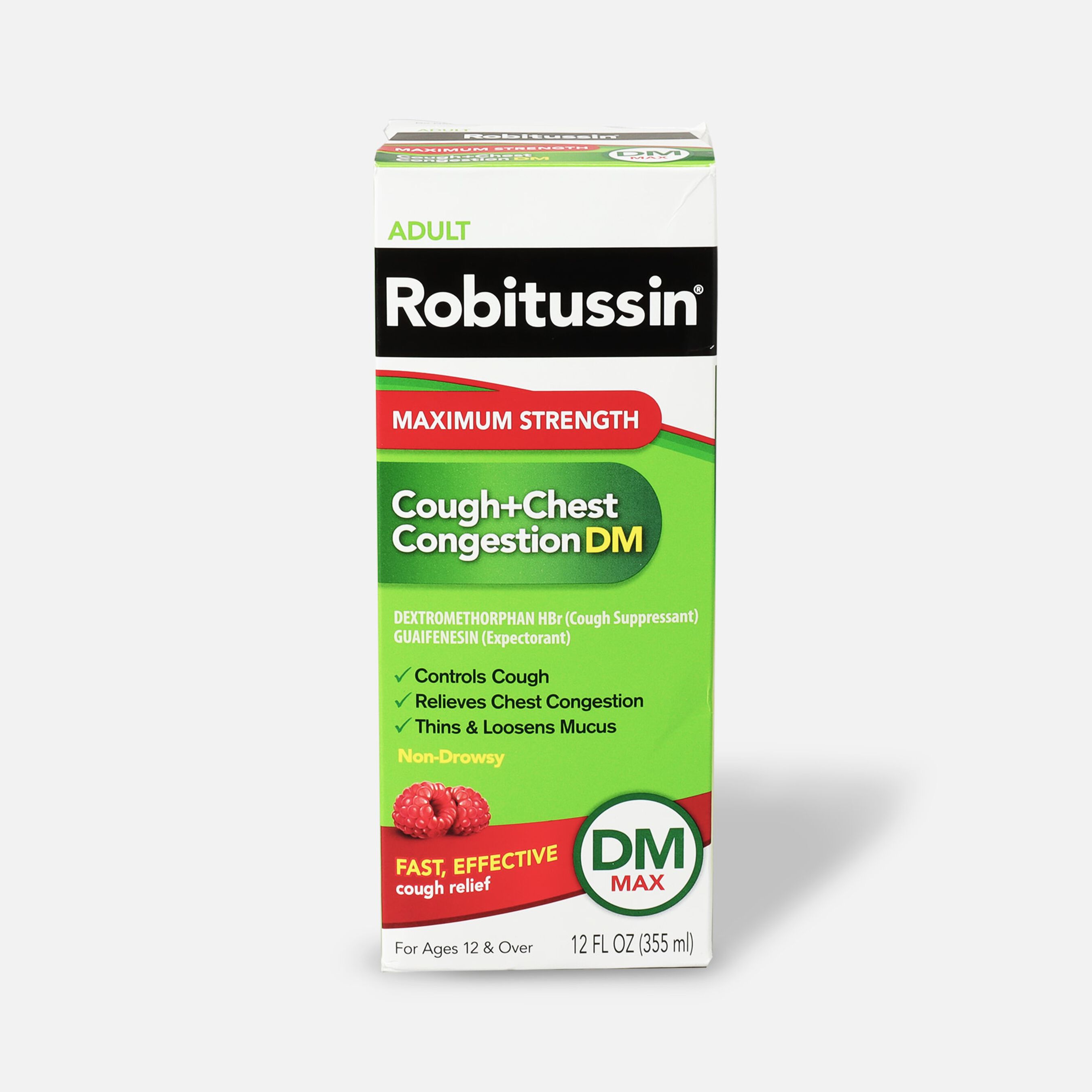 Robitussin Max Strength Cough and Chest Congestion DM NonDrowsy Liquid