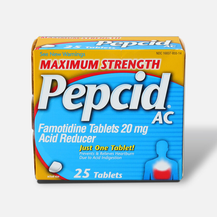 Maximum Strength PEPCID AC Tablets, 25 Count