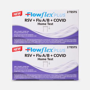 Flowflex Plus RSV + Flu A/B + COVID Home Test, 2 ct. (2 pack)