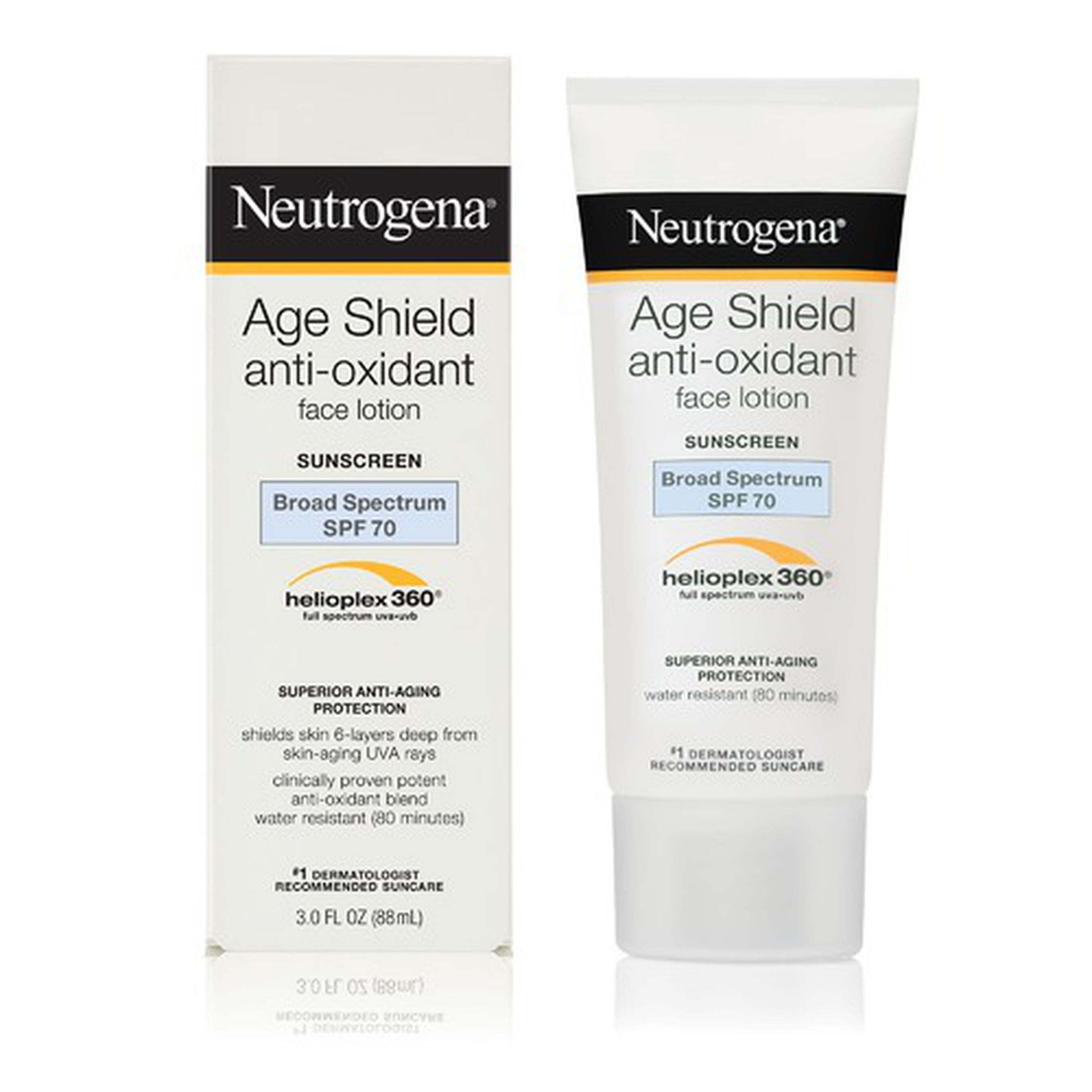 Neutrogena Age Shield Face Sunscreen with SPF 70, 3 oz