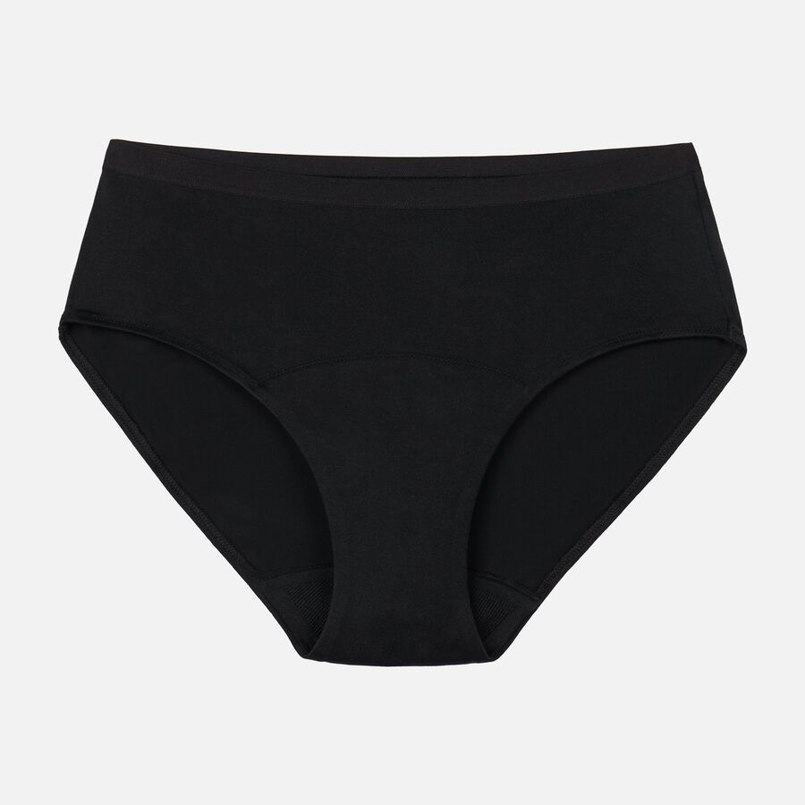 Thinx For All Leaks Signature Very Light Hiphugger Incontinence Underwear, Black, , large image number 0