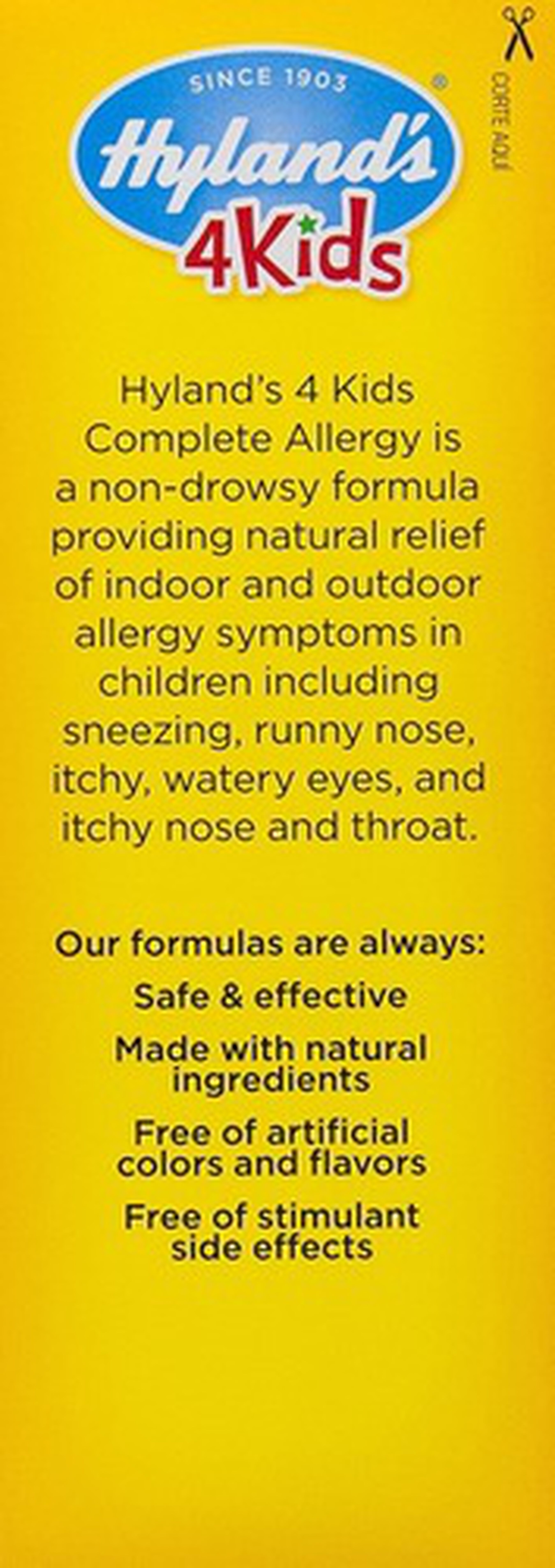 Hyland's 4 Kids Complete Allergy, 4 oz