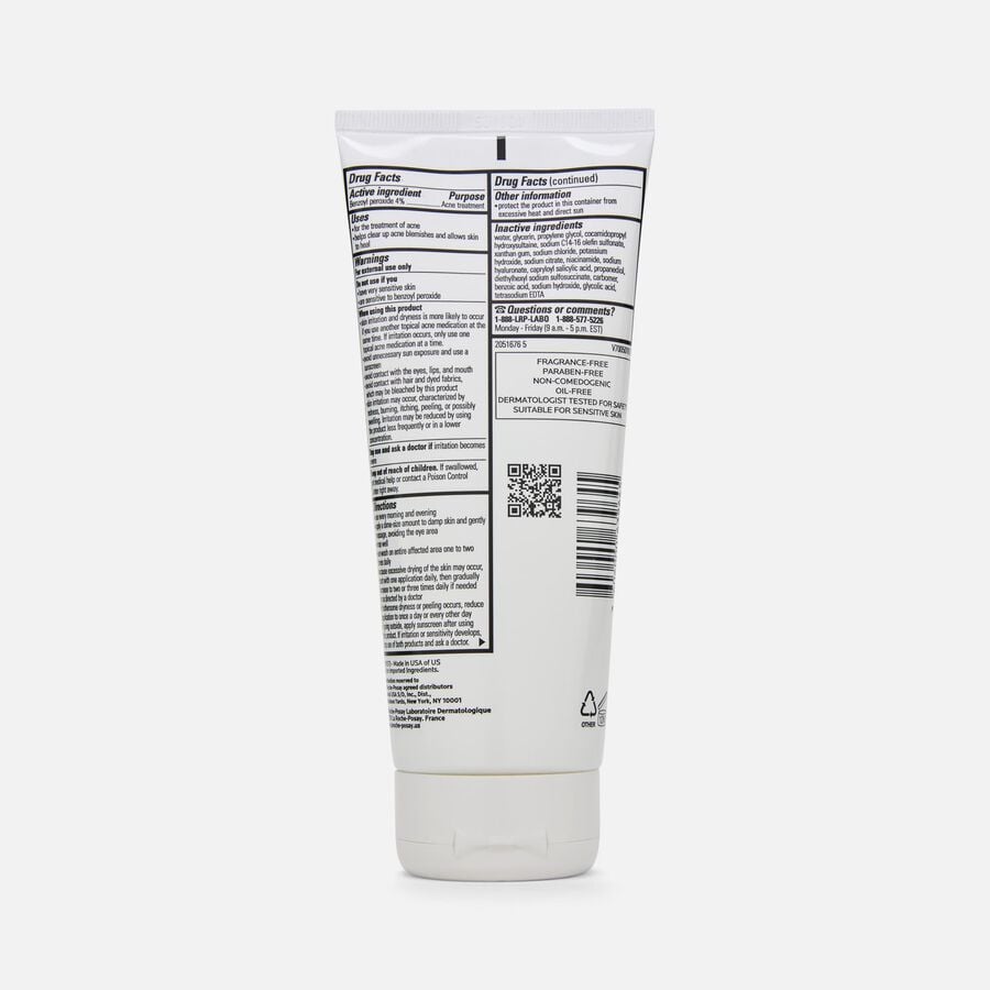 La Roche-Posay Effaclar Duo Acne Face Wash with Benzoyl Peroxide, 6.7 fl oz., , large image number 1