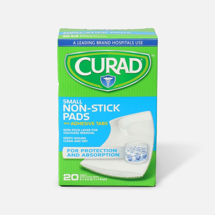 Curad Telfa Non-Stick Pads with Adhesive 2" x 3", 20 ct., , large image number 0