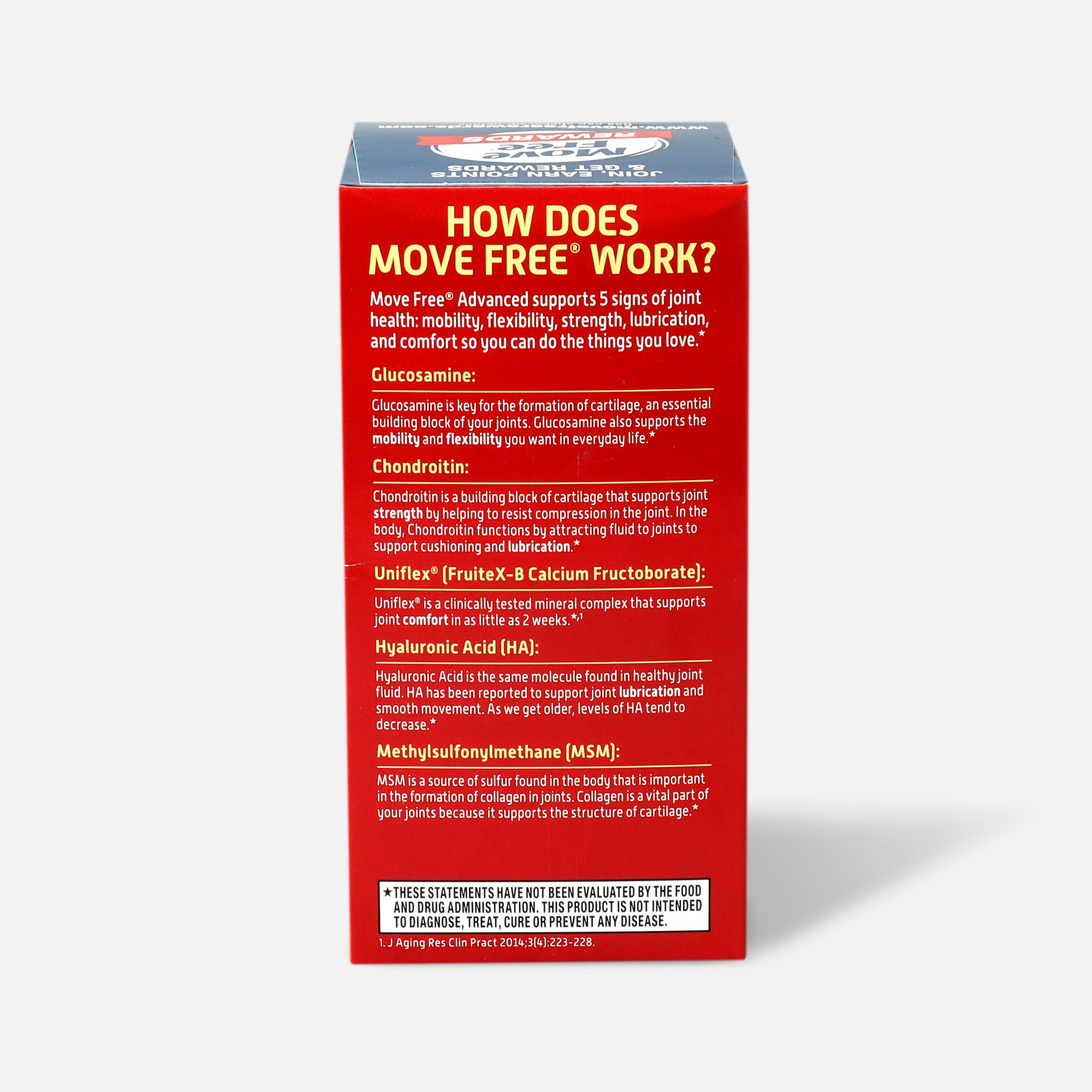 Schiff move free advanced plus msm 120 ct 