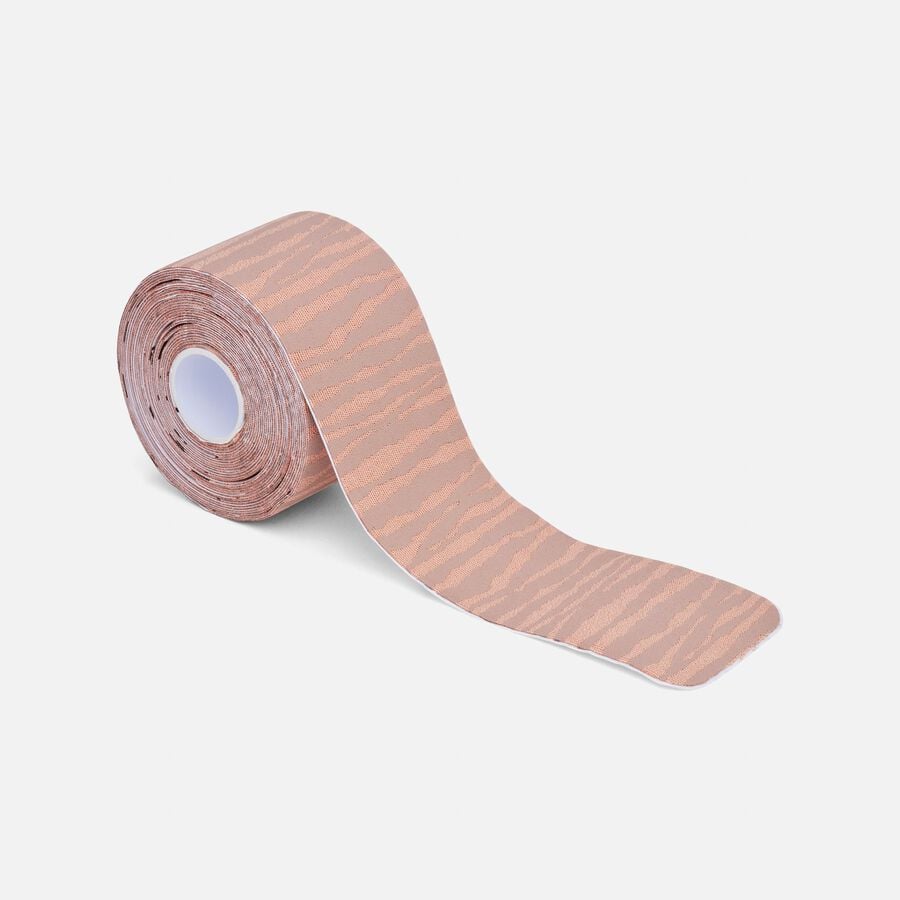 Heali Magnesium and Menthol Infused Kinesiology Tape, Nude Zebra, 20 Strips, 2" x 10", Nude Zebra, large image number 1