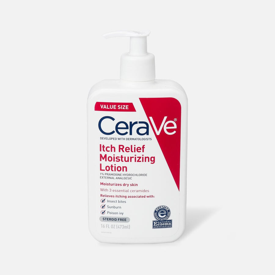 CeraVe Moisturizing Lotion for Itch Relief, 16 oz., , large image number 0