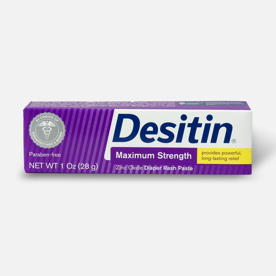 Desitin Maximum Strength Zinc Oxide Diaper Rash Paste, , large image number 0
