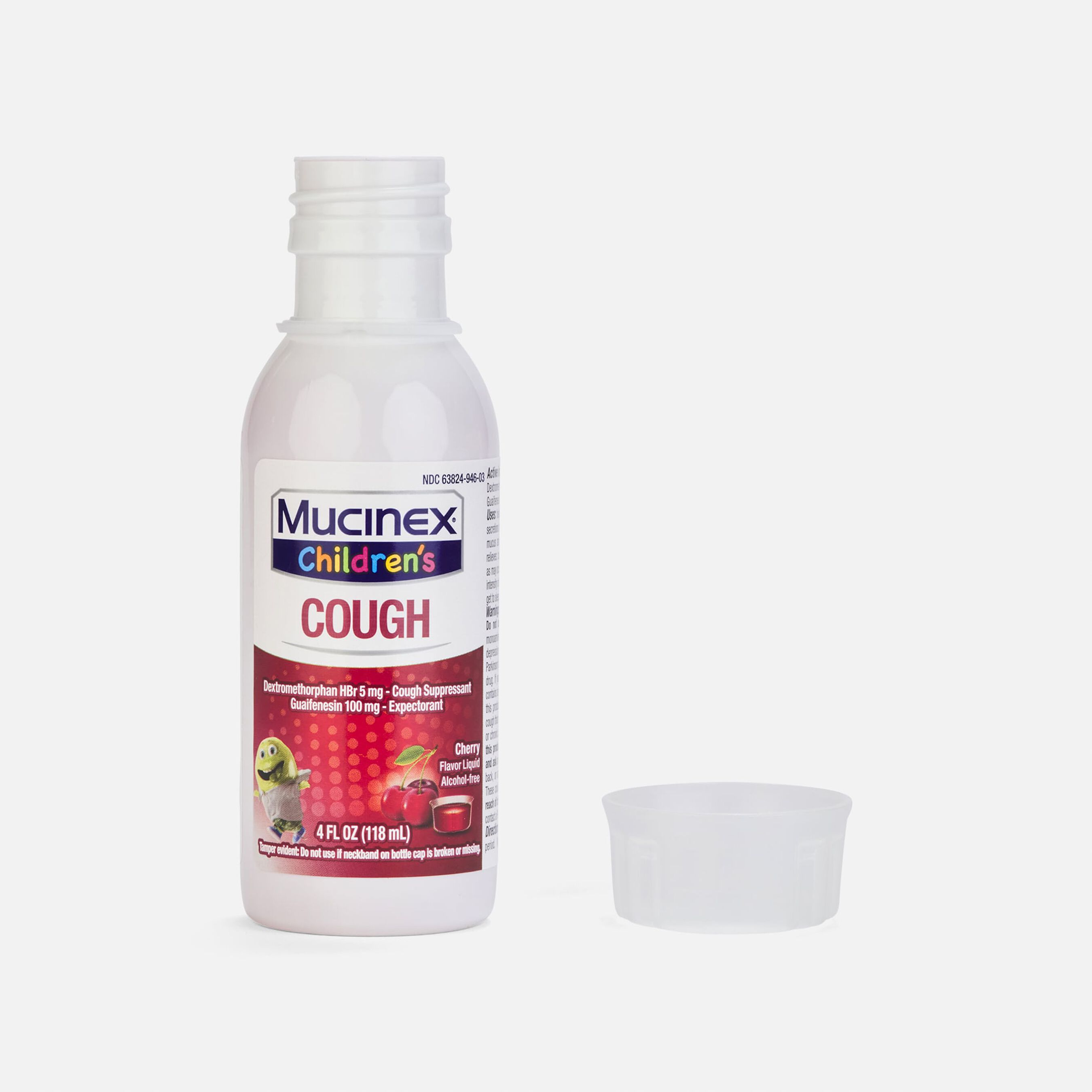 FSA Eligible Mucinex Children's Cough Relief Liquid, Cherry, 4 oz