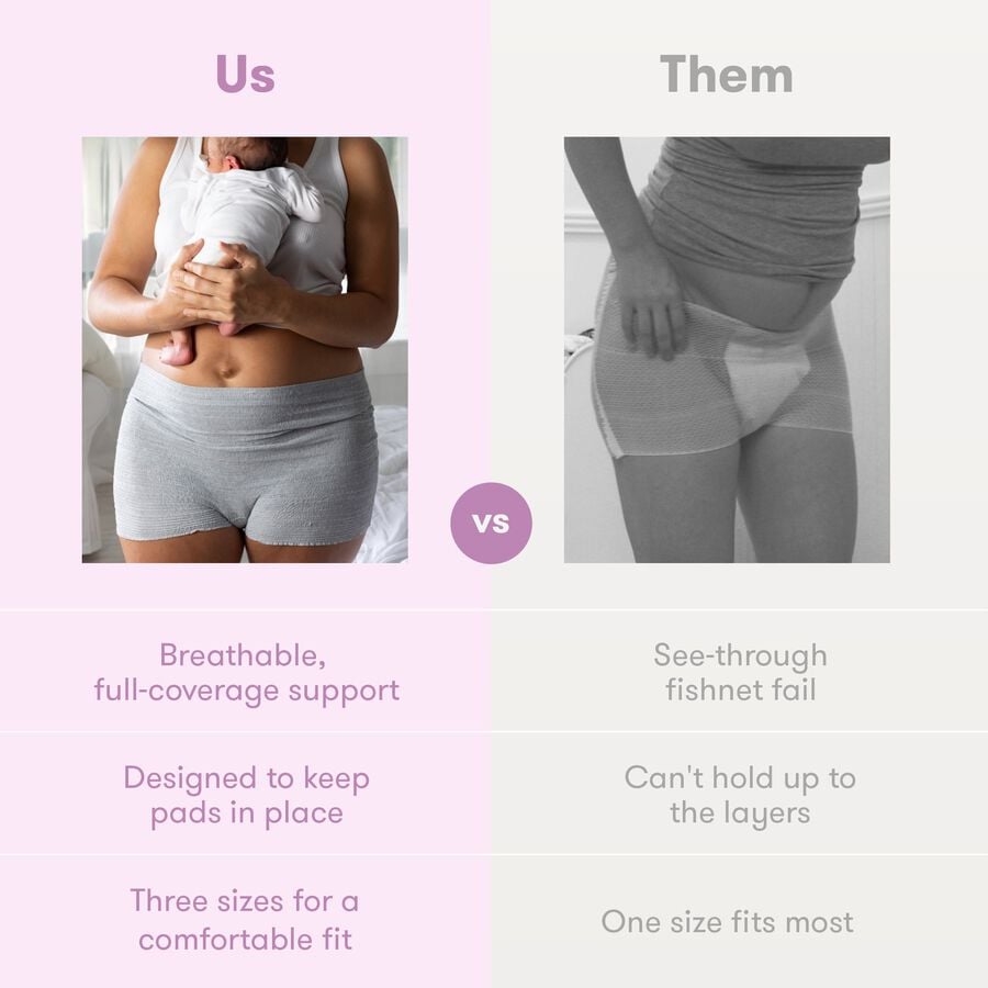 Frida Mom Boyshort Disposable Postpartum Underwear (Size Petite), , large image number 3