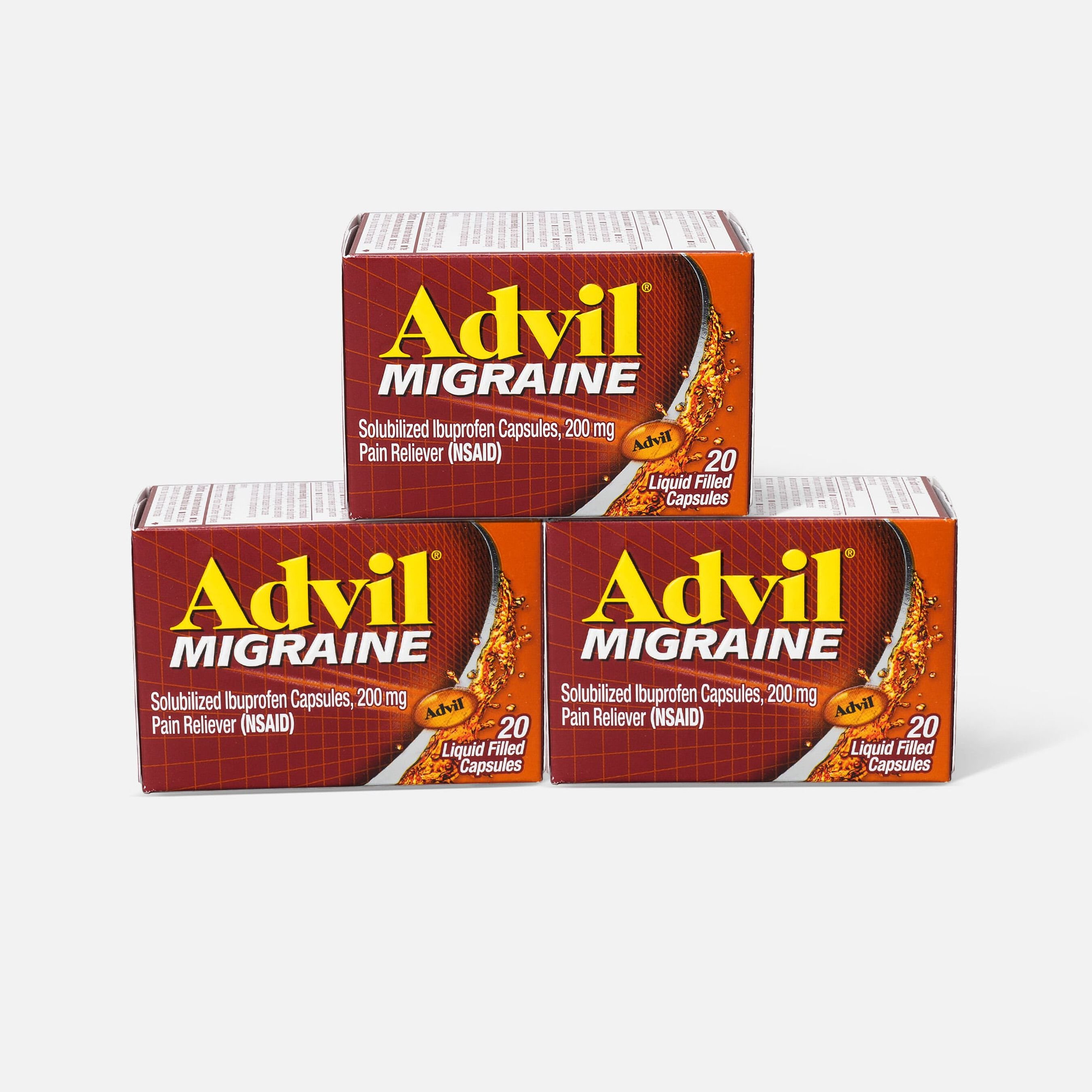 FSA Eligible Advil Migraine Pain Reliever and Fever Reducer Liquid