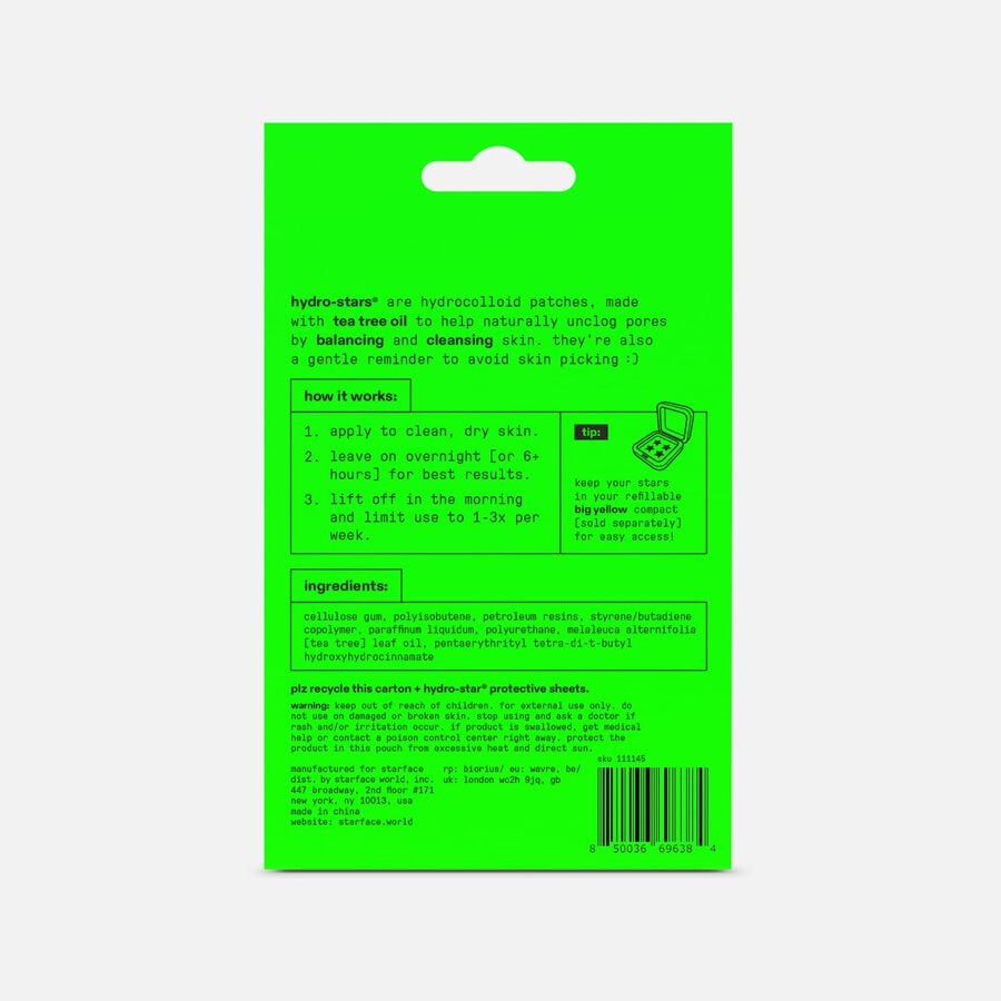 Starface Hydro-Star + Tea Tree Patches, 32 ct., , large image number 1