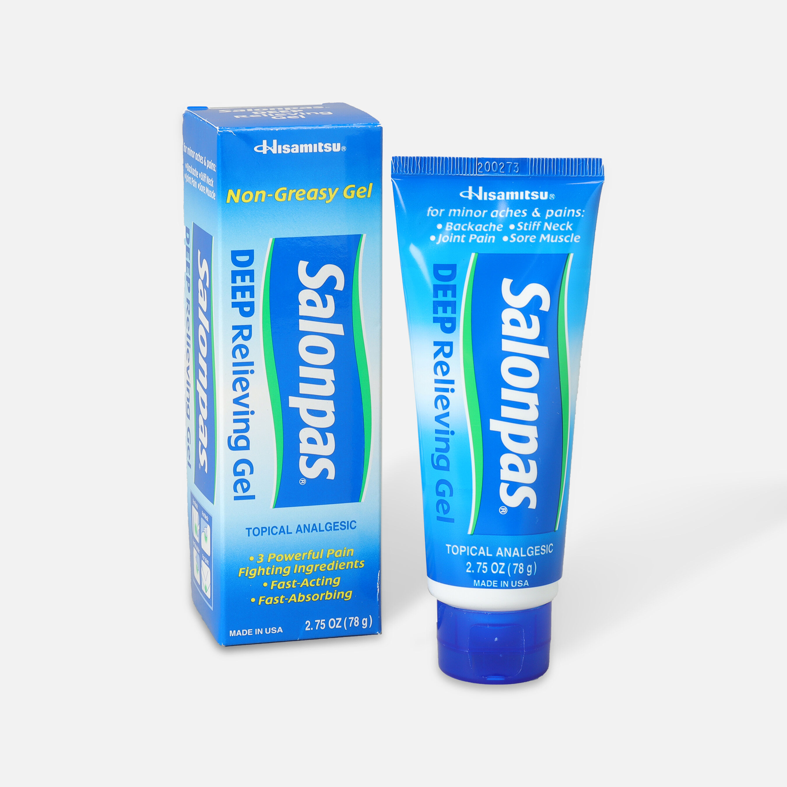 Salonpas Deep Pain Relieving Gel, 2.75 oz
