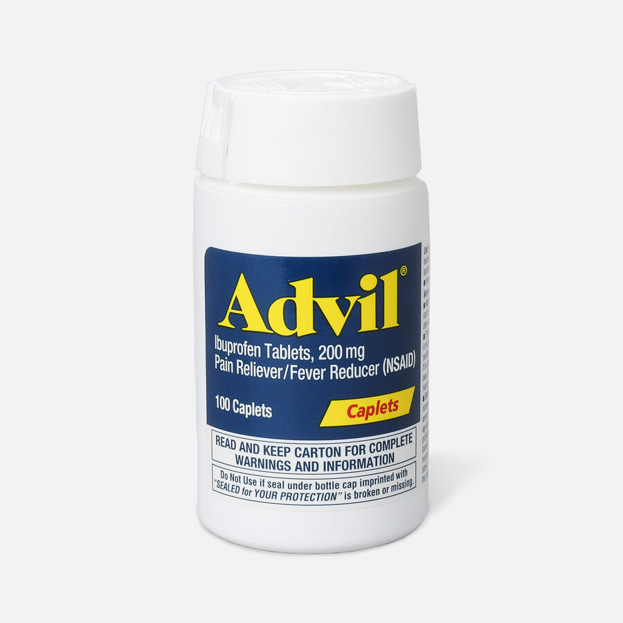 Advil Pain Reliever and Fever Reducer Coated Caplets, 200 mg, , large image number 1