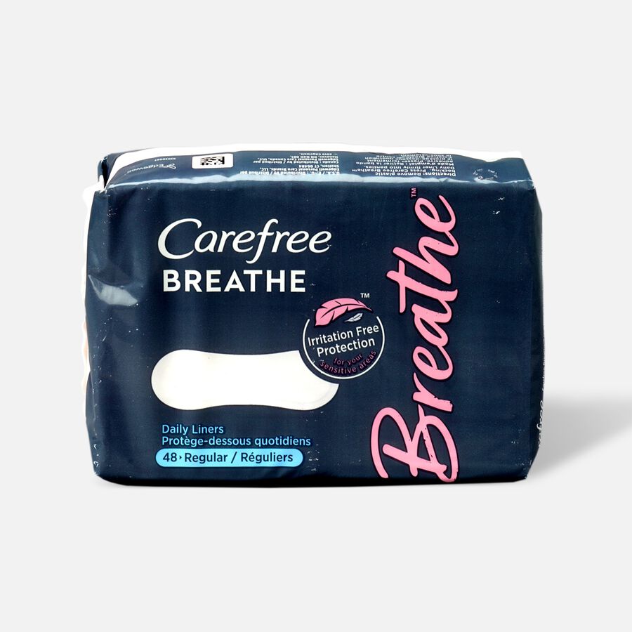 Carefree Breathe Wrapped Liners, 48 ct., , large image number 0