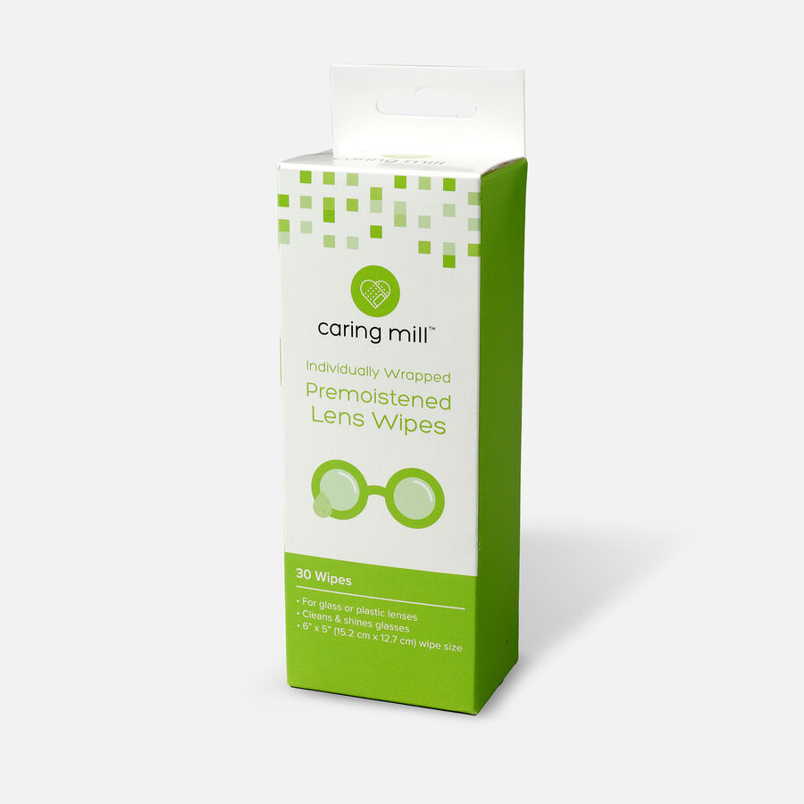 FSA Eligible Caring Mill™ PreMoistened Lens Wipes, 30 ct.