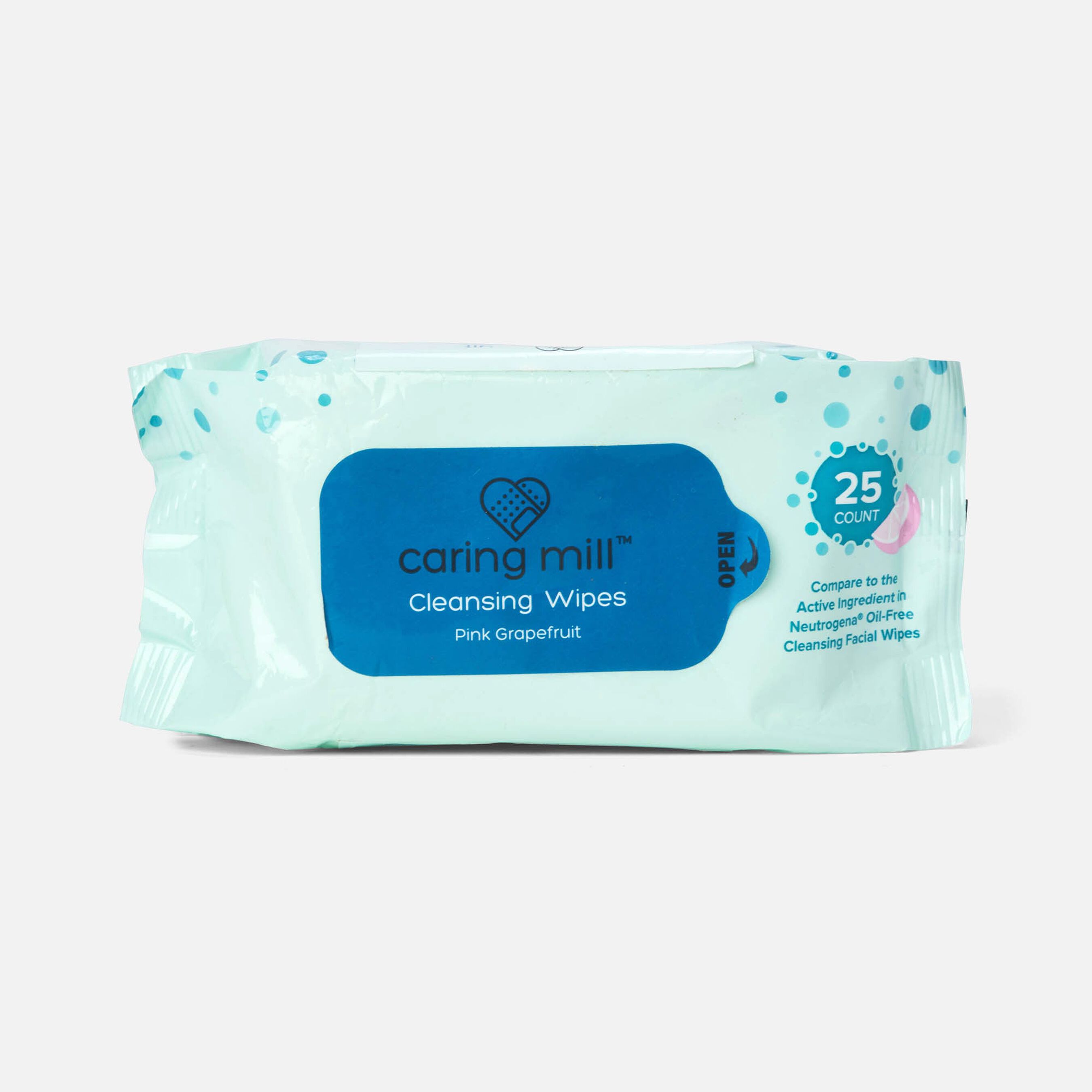 FSA Eligible Caring Mill™ Acne Treatment Facial Cleansing Wipes, 25 ct