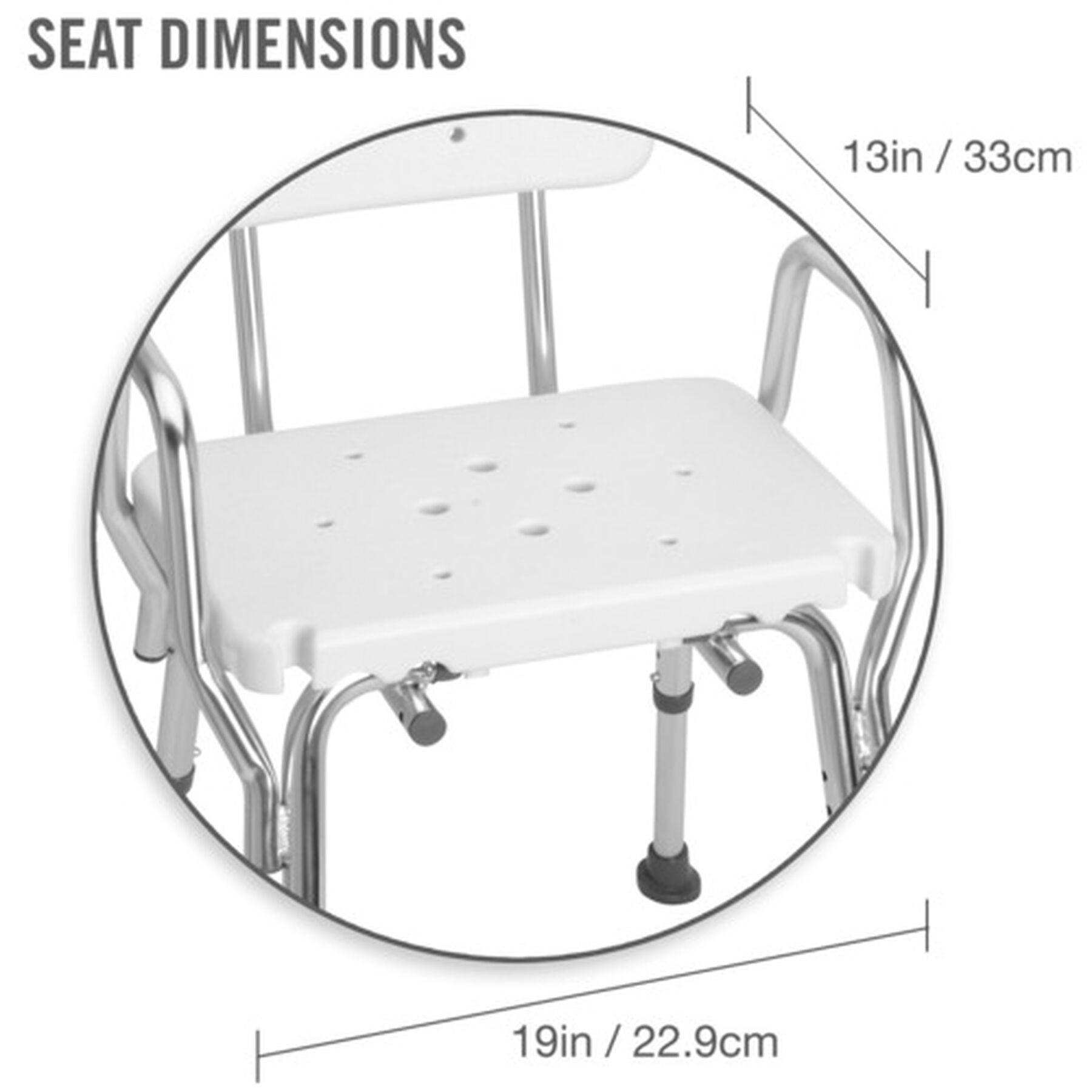 DMI® Heavy Duty Bath and Shower Chair