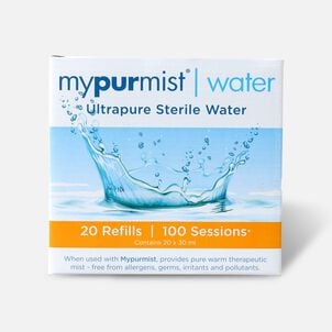 MyPurMist Ultrapure Sterile Water - 20 refills 30 mL