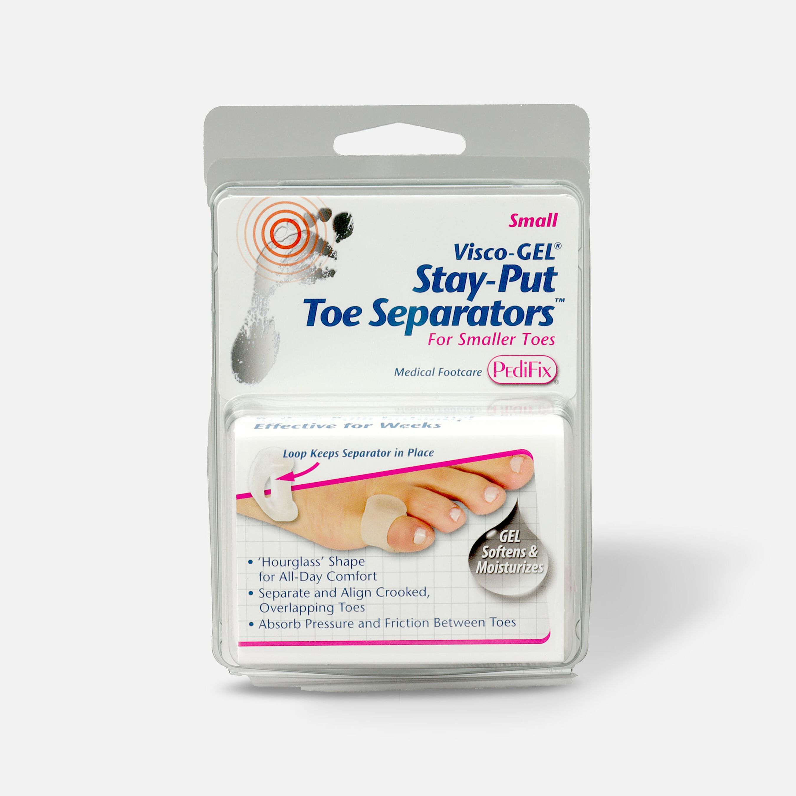 Pedifix ViscoGEL StayPut Toe Separators