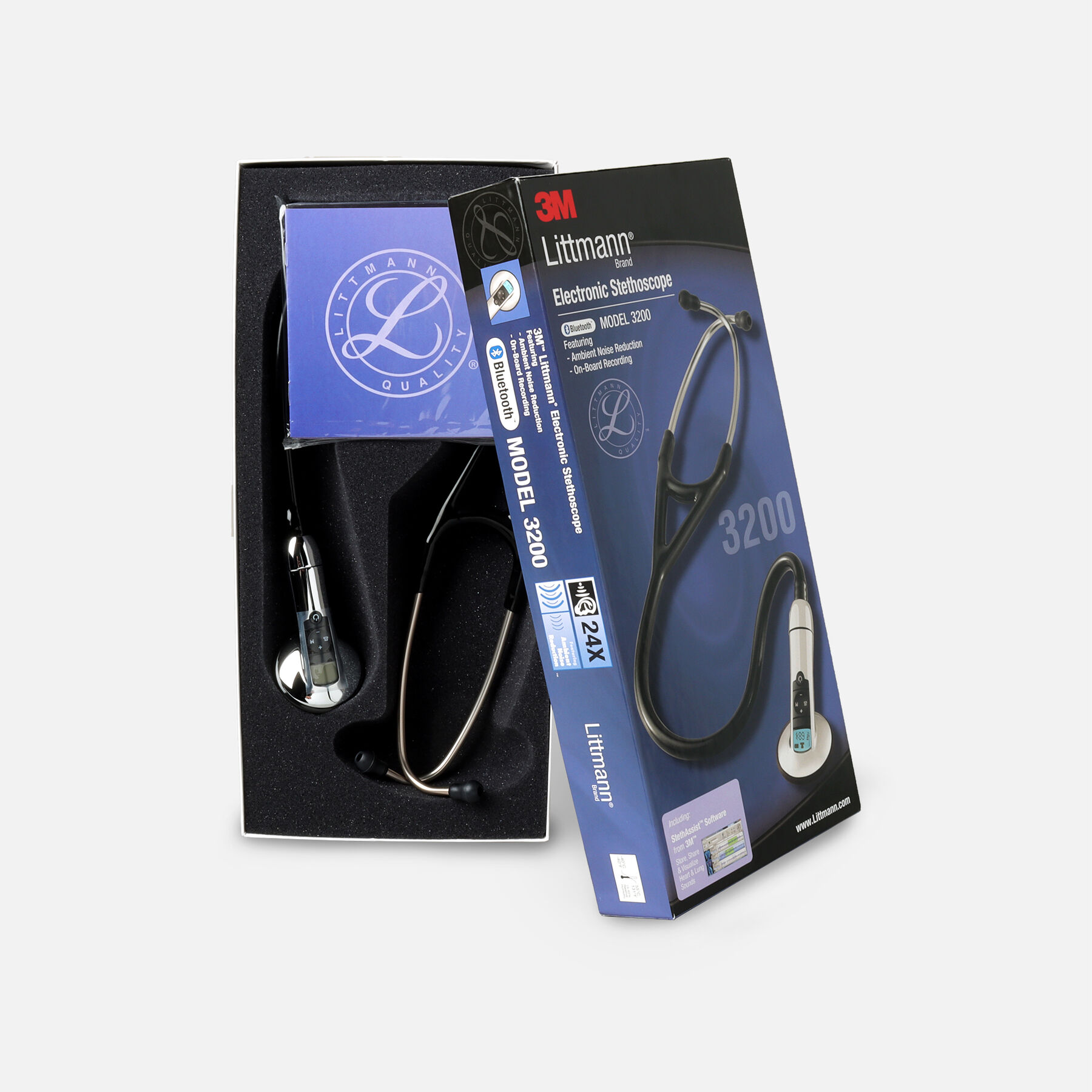 3M Littmann Model 3200 Electronic Stethoscope, 27"
