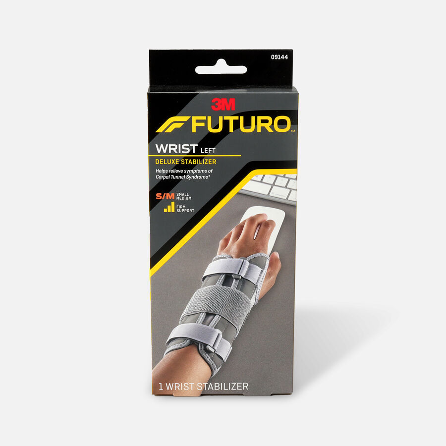 FUTURO Deluxe Wrist Stabilizer, Left, S/M, , large image number 0