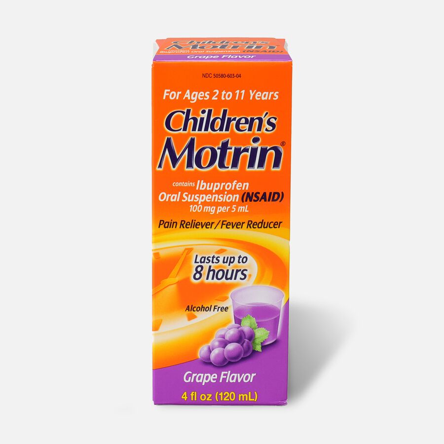 Children's Motrin Grape Flavor 4 fl oz., , large image number 1