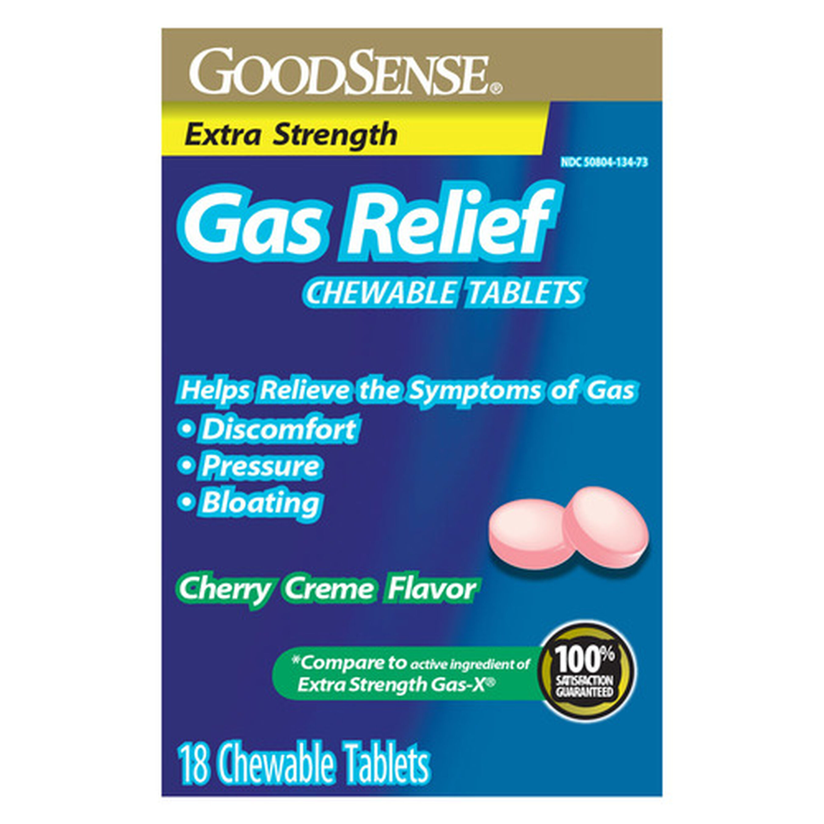 GoodSense® Gas Relief XS Simethicone 125 MG Chew Tab Cherry Crème, 18 ct