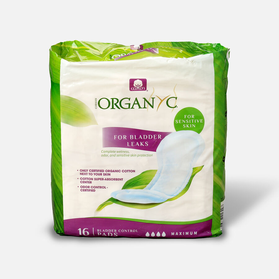Organyc Bladder Control Pads, Moderate Absorbency, 20 ct., , large image number 0