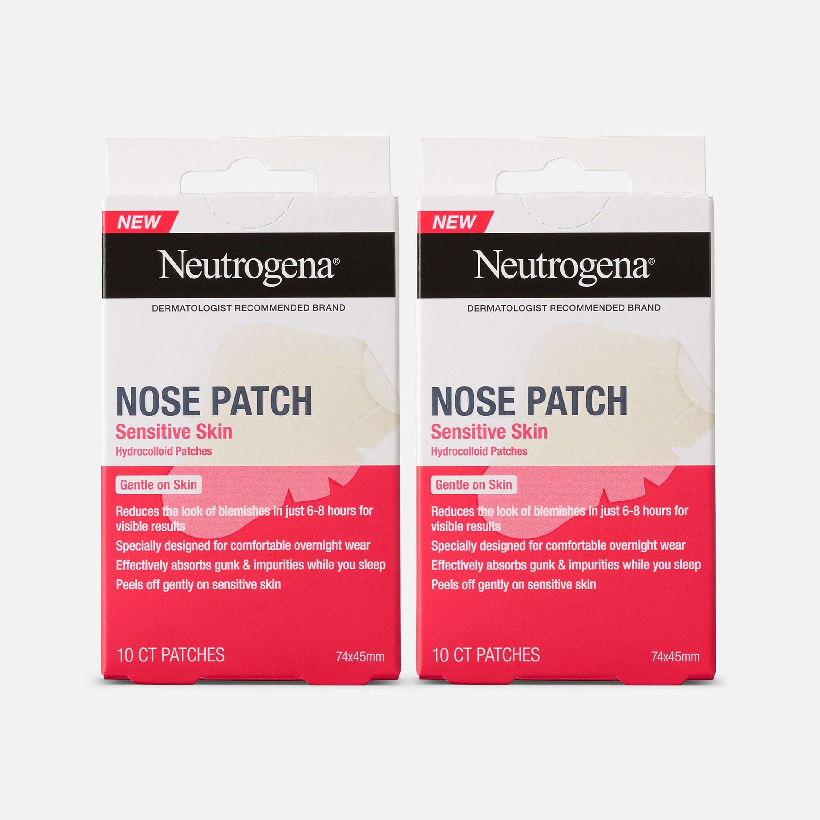 FSA Eligible Neutrogena Sensitive Skin Acne Nose Patch, 10 ct. (2-Pack ...