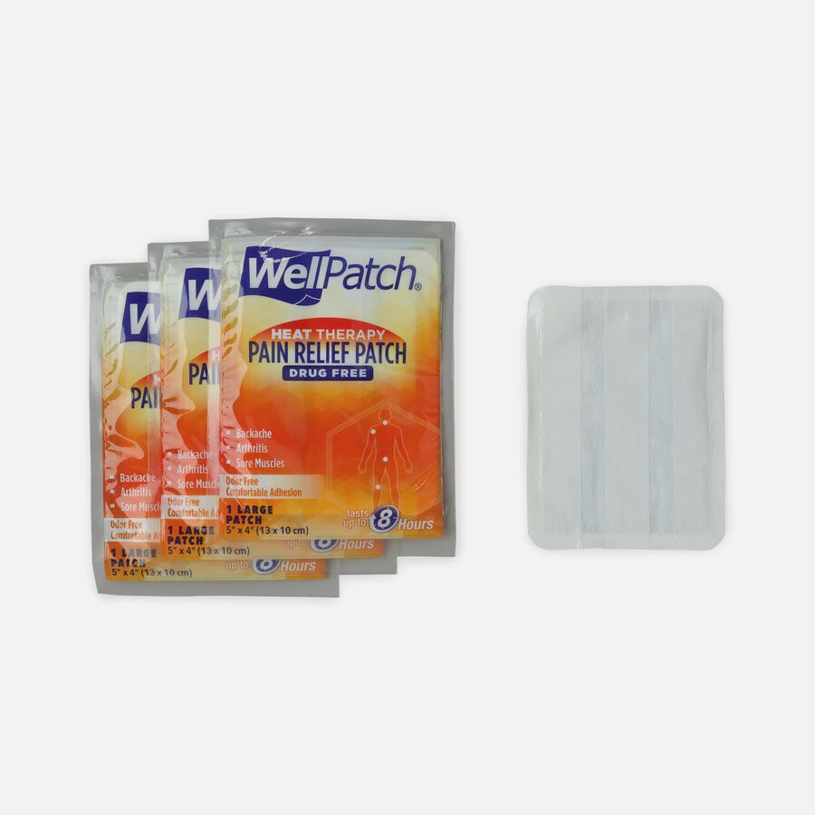 WellPatch Warming Pain Relief Patches, Large, 4 ct., , large image number 0