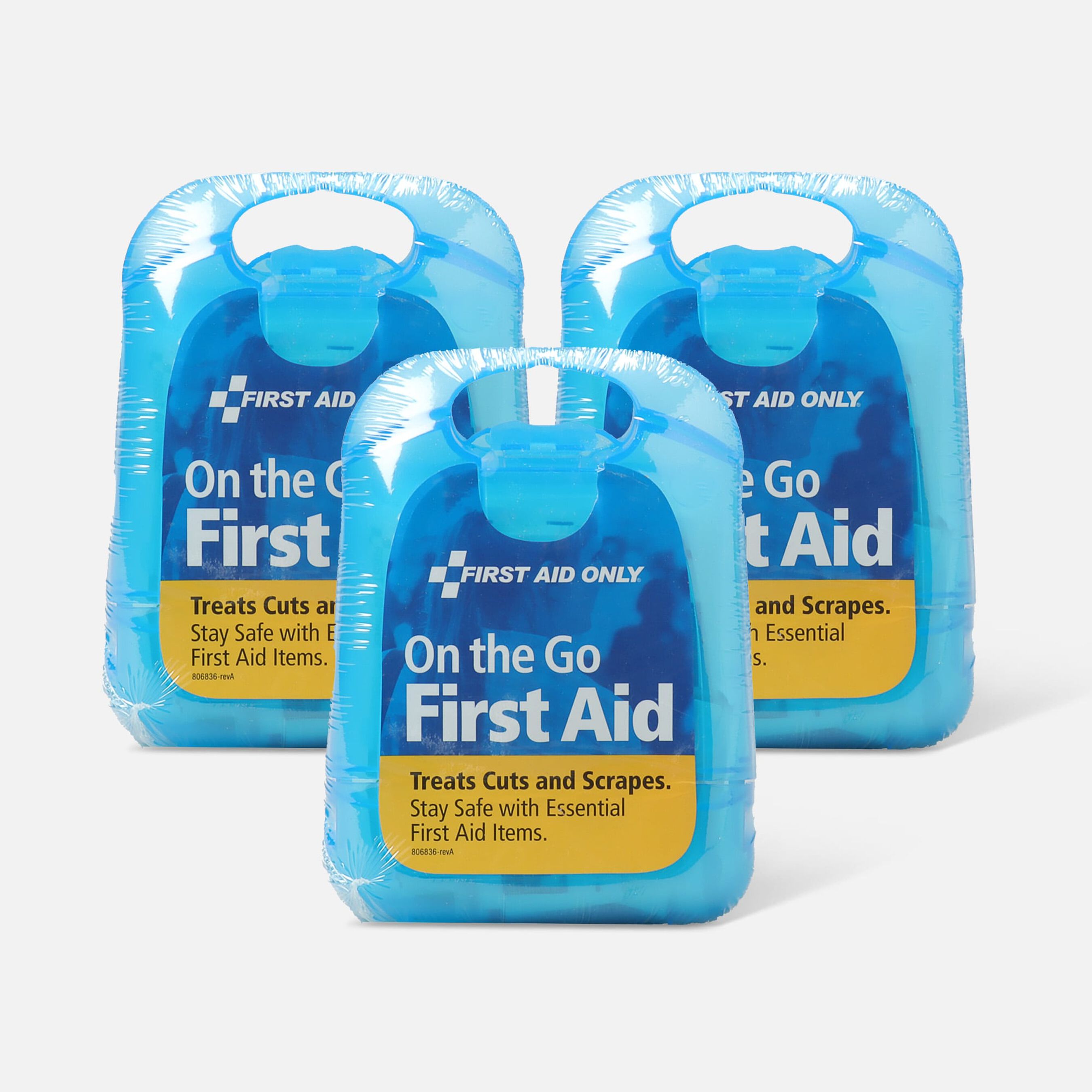 FSA Eligible First Aid Only onthego First Aid Kit, 27 pcs. (3Pack