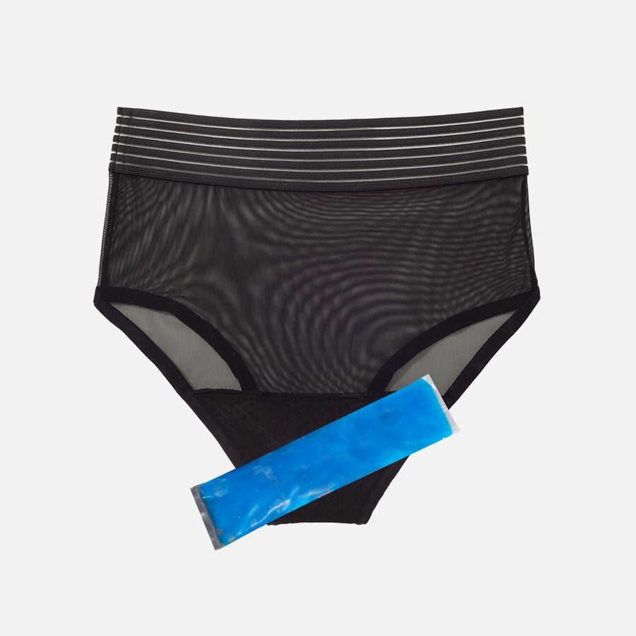 Mommy Matters HEAL 2-in-1 Postpartum Panty in Black, , large image number 0
