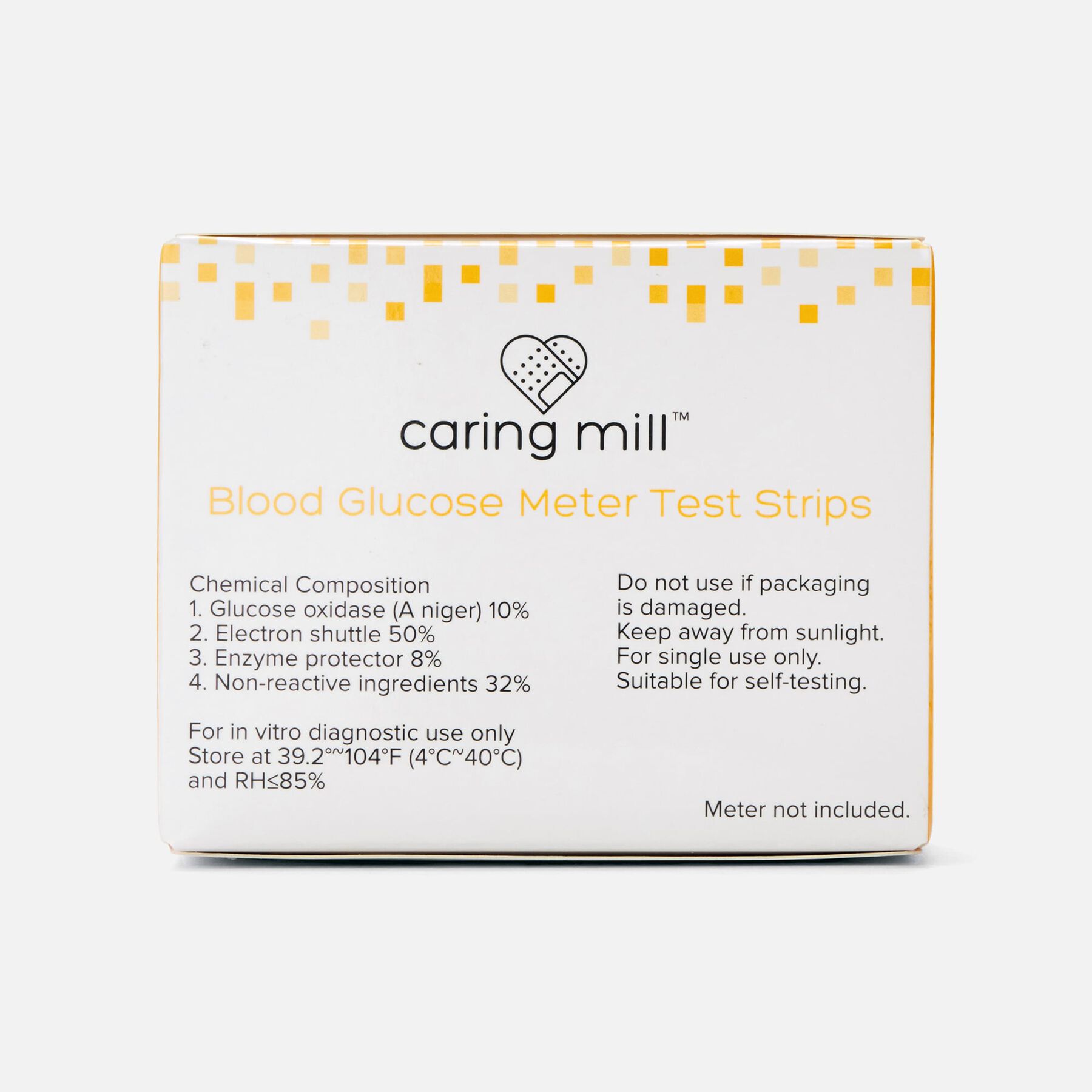FSA Eligible Caring Mill™ Blood Glucose Test Strips, 100 ct. FSA Store