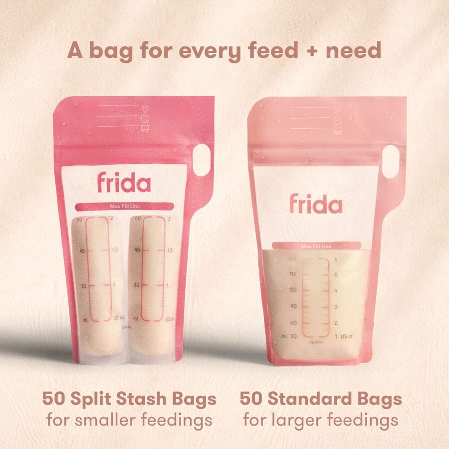 Frida Mom Portion + Pour Milk Bags, Variety Pack, 100 ct., , large image number 2