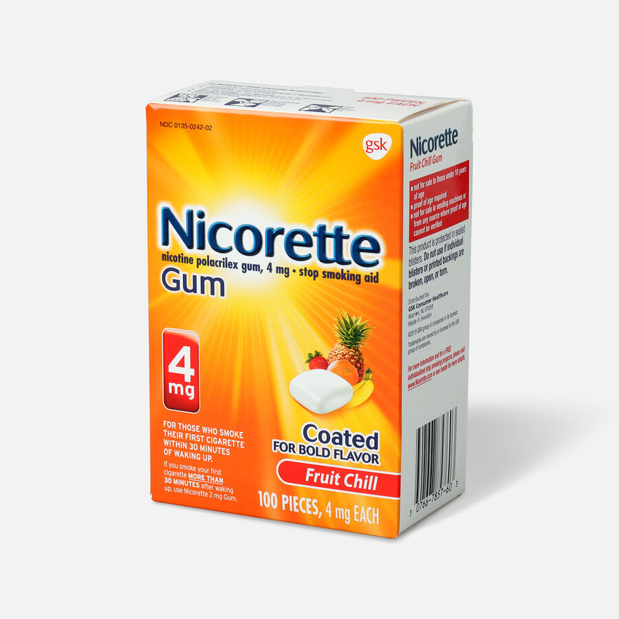 Nicorette Gum Fruit Chill, 4 mg, 100 ct., , large image number 2