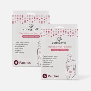 Caring Mill&trade; Heating Patch for Menstrual Cramps, 6 ct. (2-Pack)