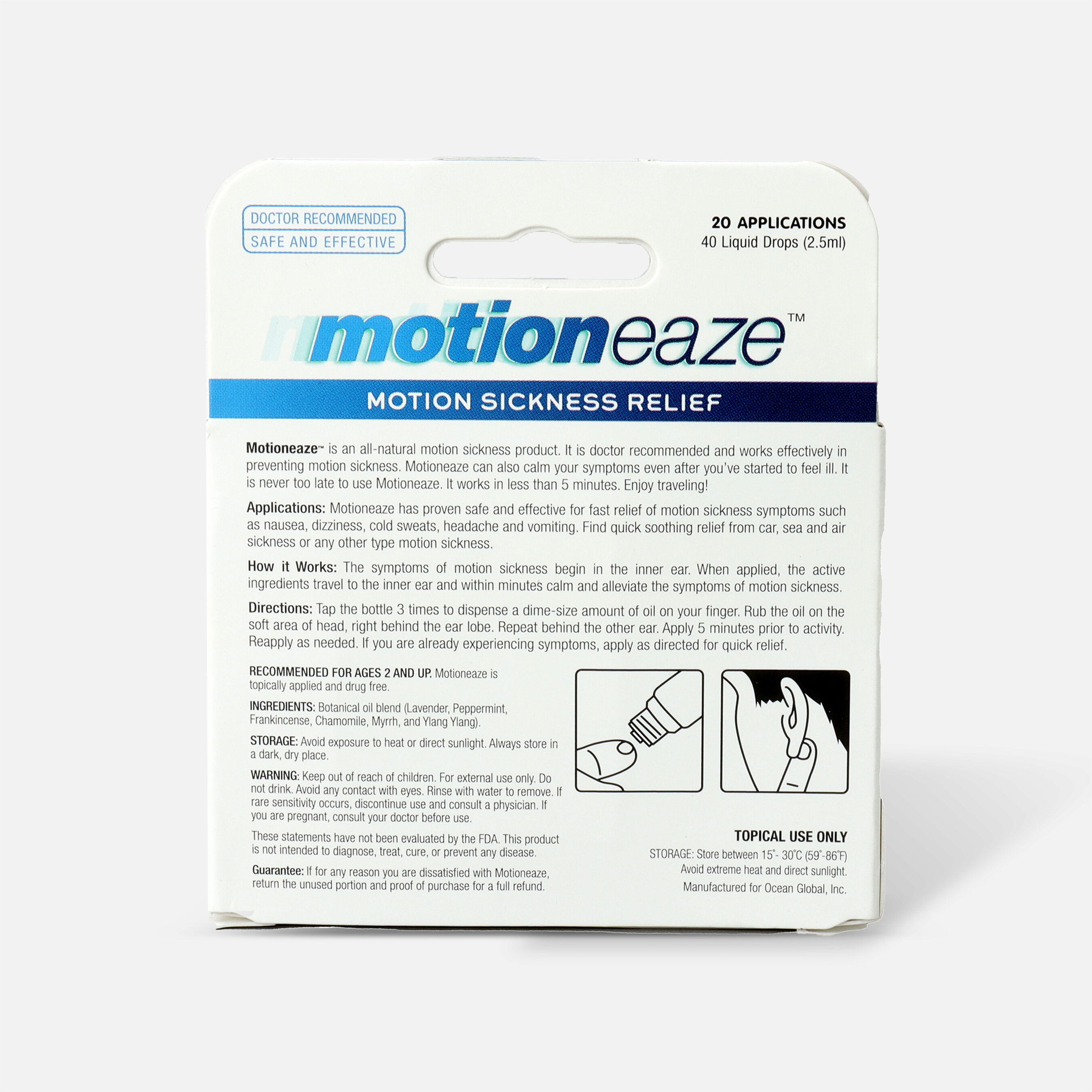 MotionEaze 2.5 mL box