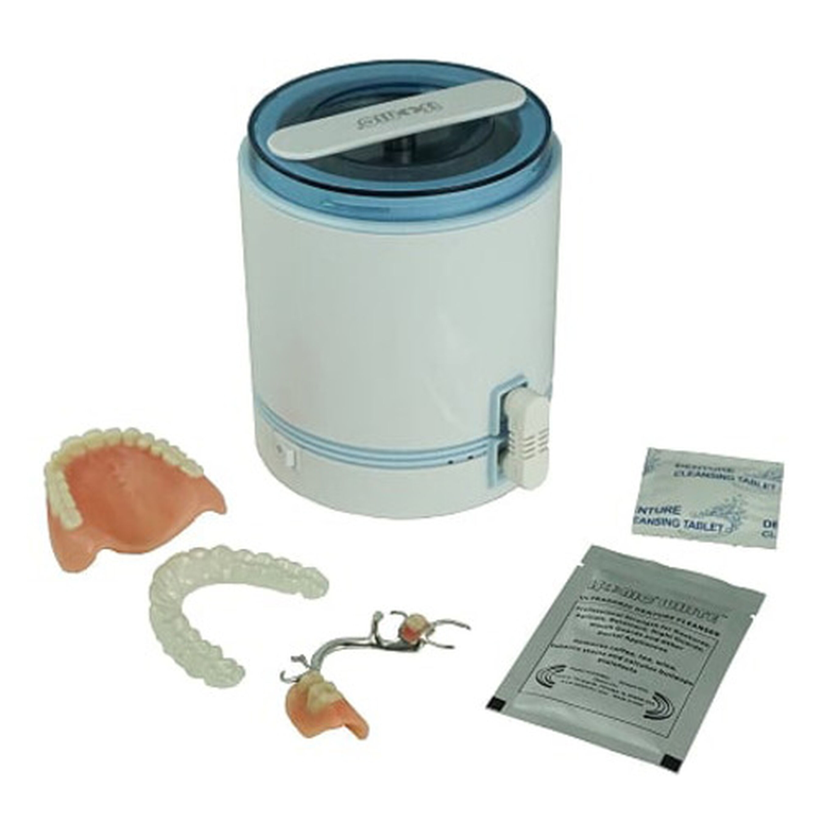 iSonic Ultrasonic Portable Denture & Retainer Cleaner with Rechargeable