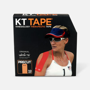 KT Tape Cotton Jumbo Precut Tape, Beige, 150 Precut Strips