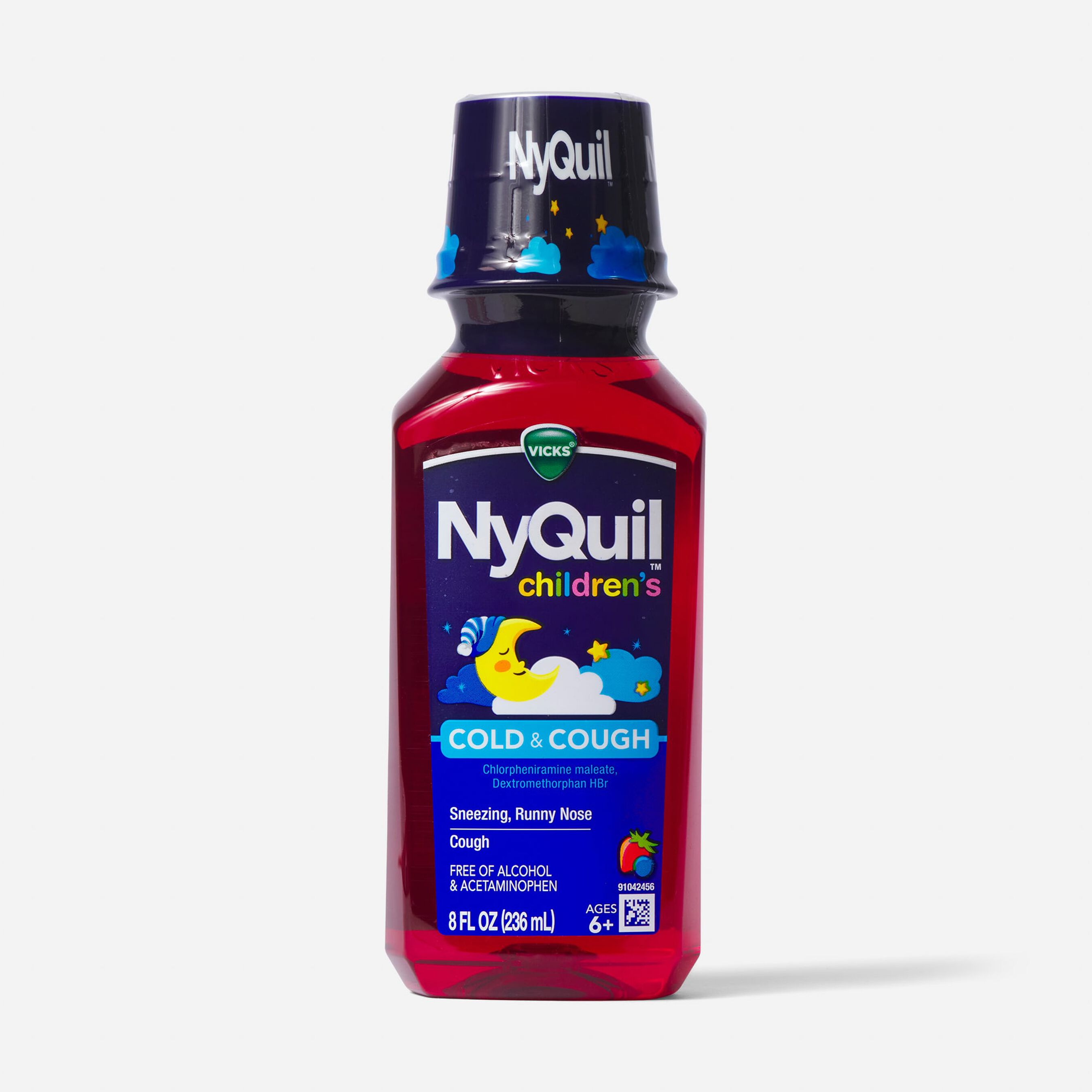 FSA Eligible Vicks NyQuil Children's Cold and Cough Liquid, 8 oz. FSA