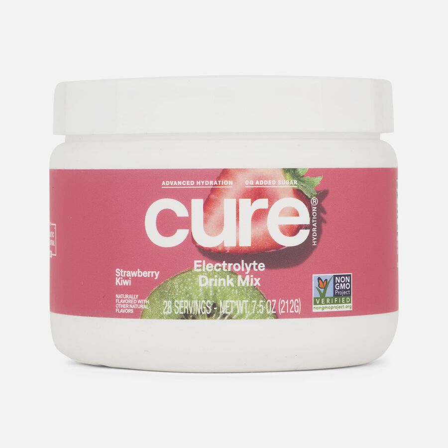 Cure Hydrating Electrolyte Drink Mix, Strawberry Kiwi Bulk Jar, 28 ct., , large image number 0