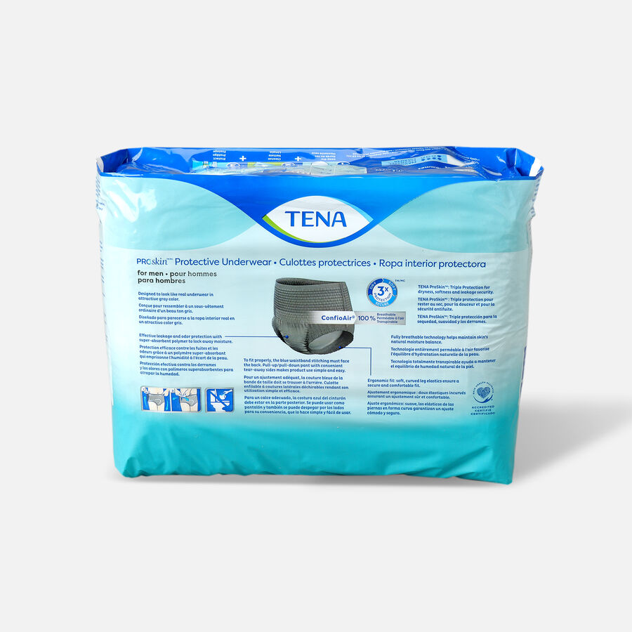 TENA ProSkin™ Protective Incontinence Underwear for Men, Maximum Absorbency, Small/Medium, 20 ct., , large image number 1