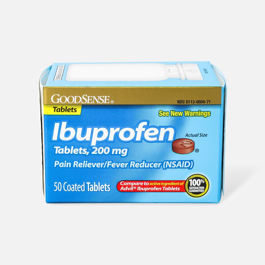 GoodSense&reg; Ibuprofen Coated Tablets 200 mg, Pain Reliever & Fever Reducer, , large image number 4
