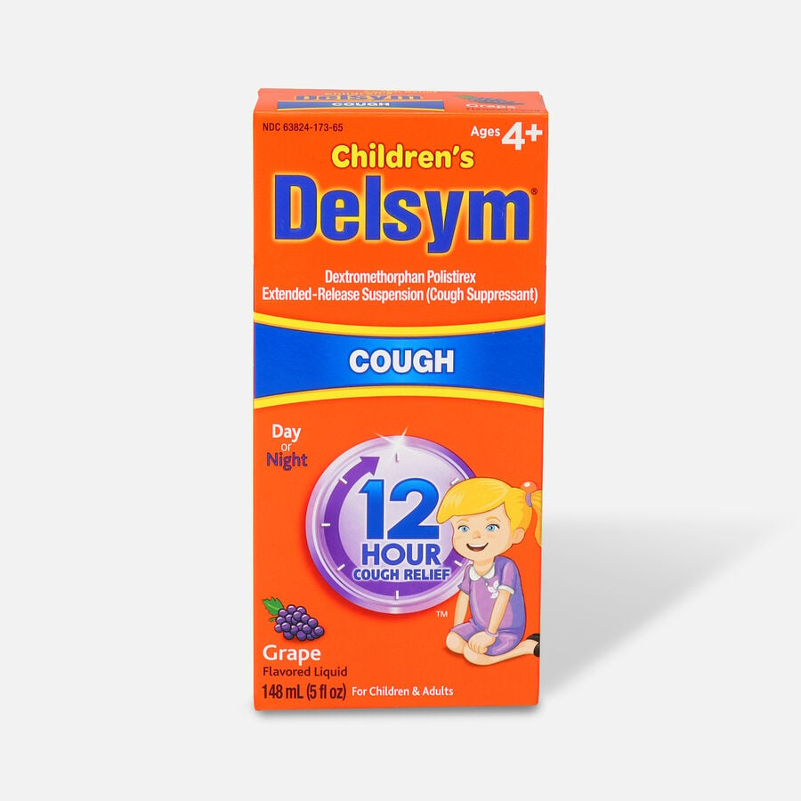 Delsym Children's Liquid, Grape, 5 oz., , large image number 0